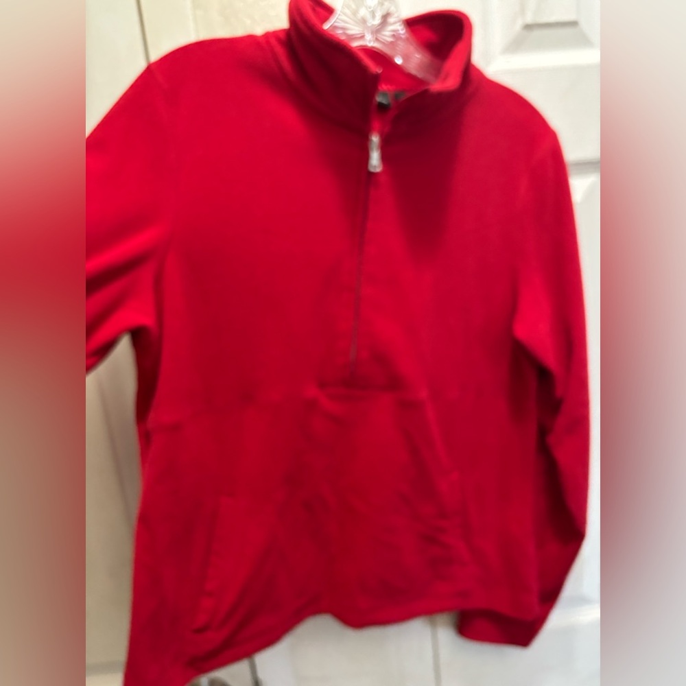 Tek Red Quarter-Zip Pullover - image 1